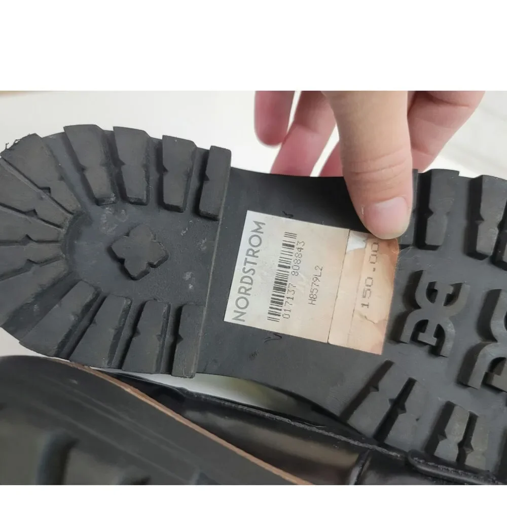 SAM EDELMAN LAURS PLATFORM LOAFERS IN BLACK PATENT LEATHER, SZ 6 - Picture 14 of 16